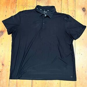 FLX Men's Black Polo Shirt